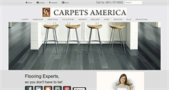 Desktop Screenshot of carpetsamerica.com