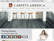 Tablet Screenshot of carpetsamerica.com